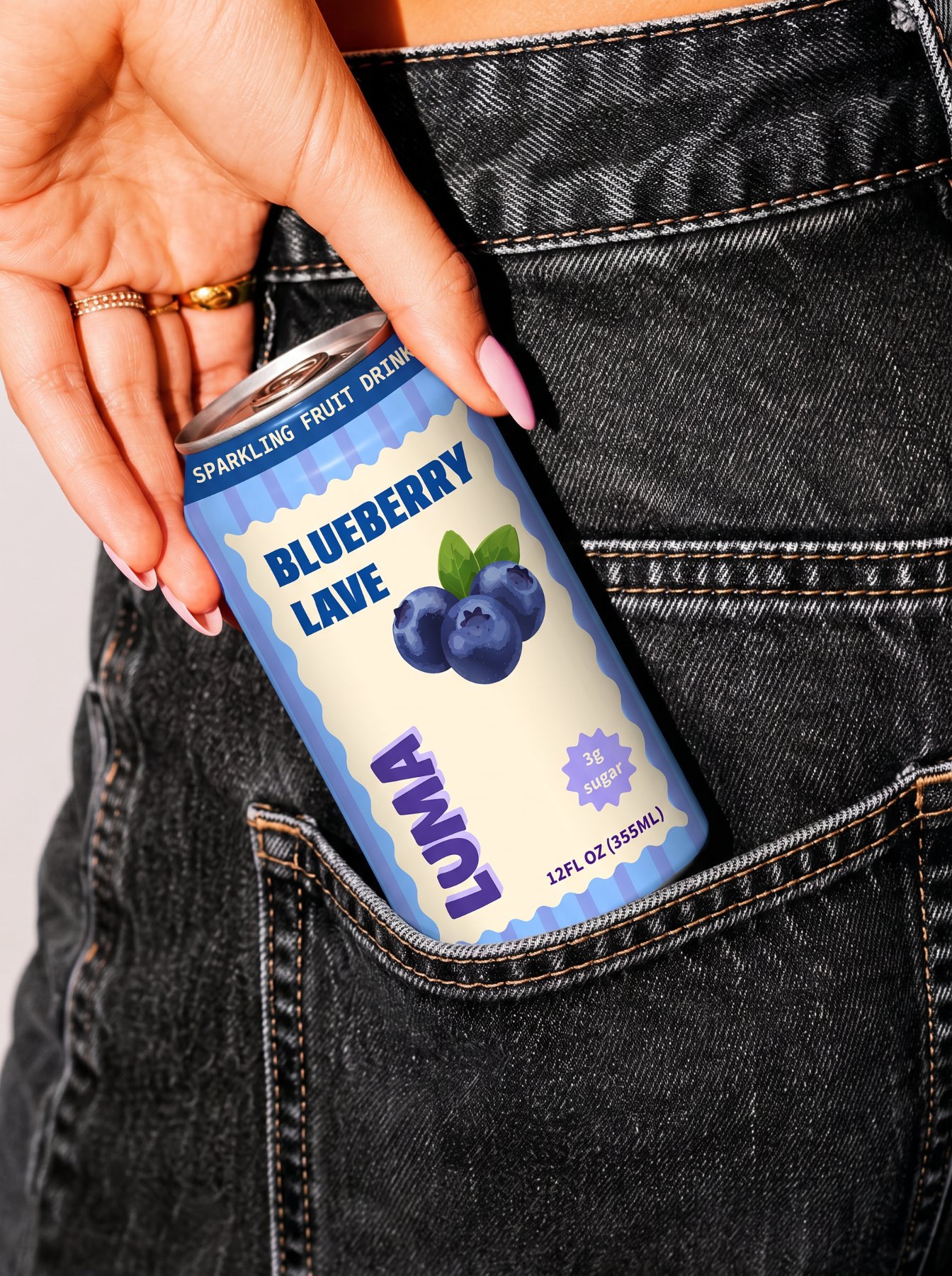 Luma packaging design, detail shot