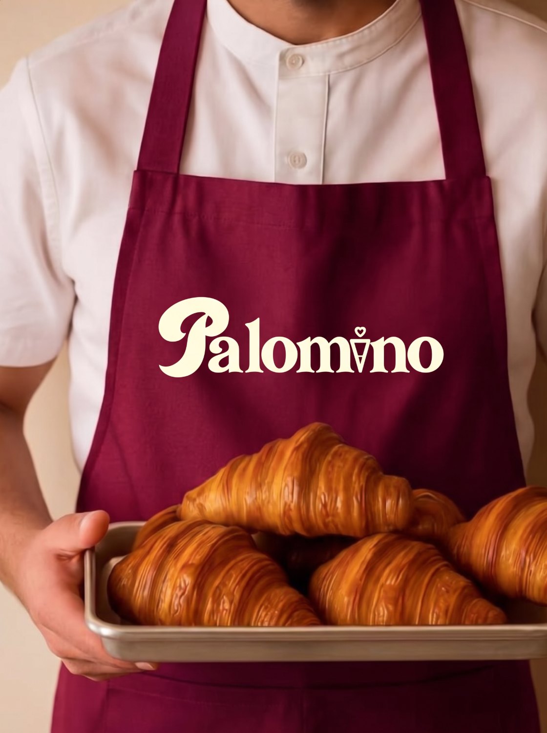 Palomino branded apron
