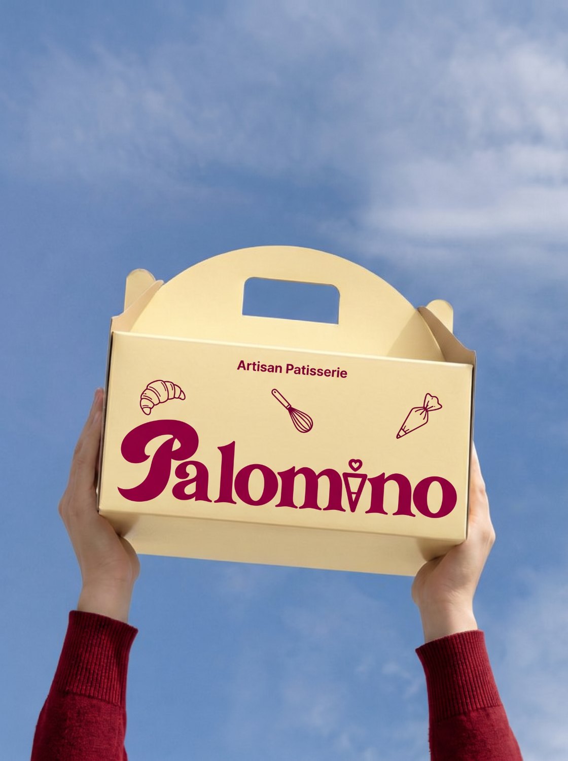 Palomino packaging box, sky blue