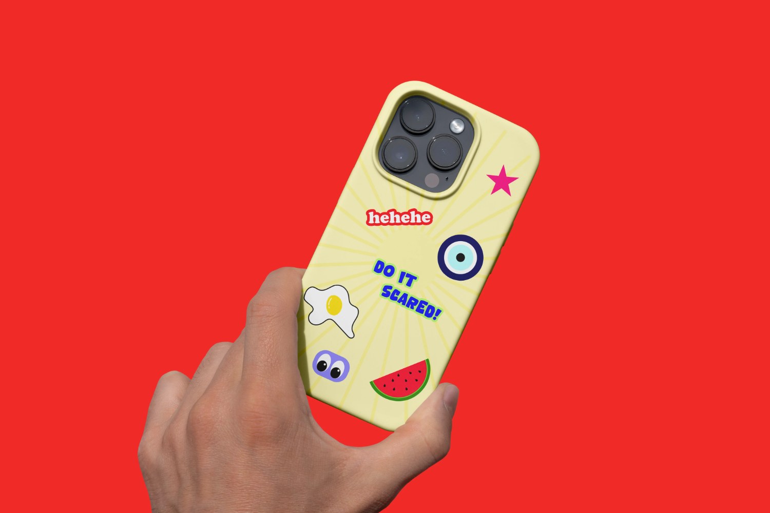 Sticker series phone case
