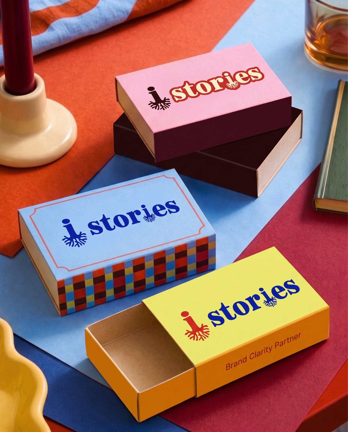 Stories packaging boxes