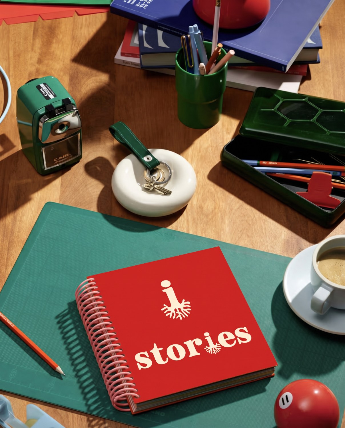 Stories branded notebook