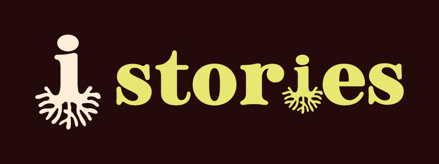 Stories brand wordmark, dark version