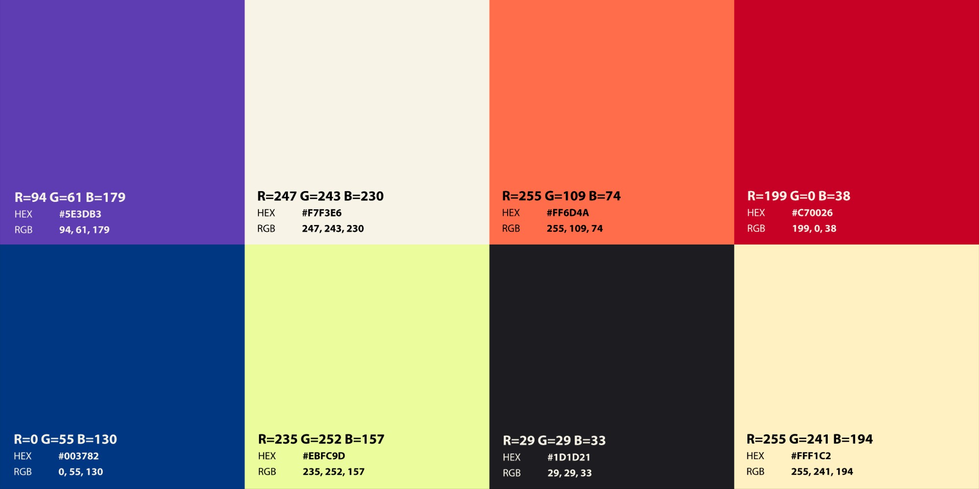 Suite AI colour palette