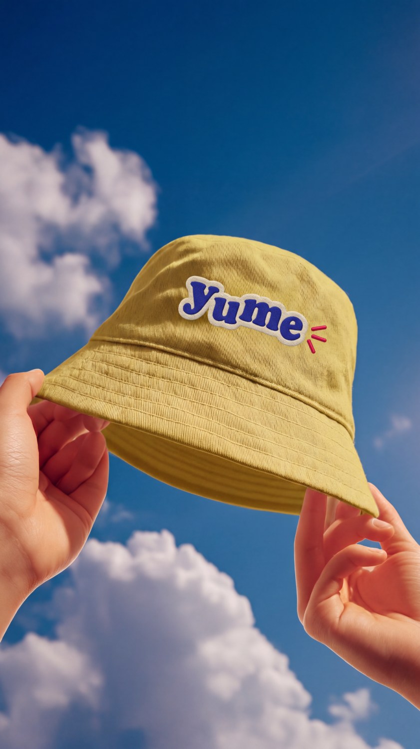 Yume branded bucket hat
