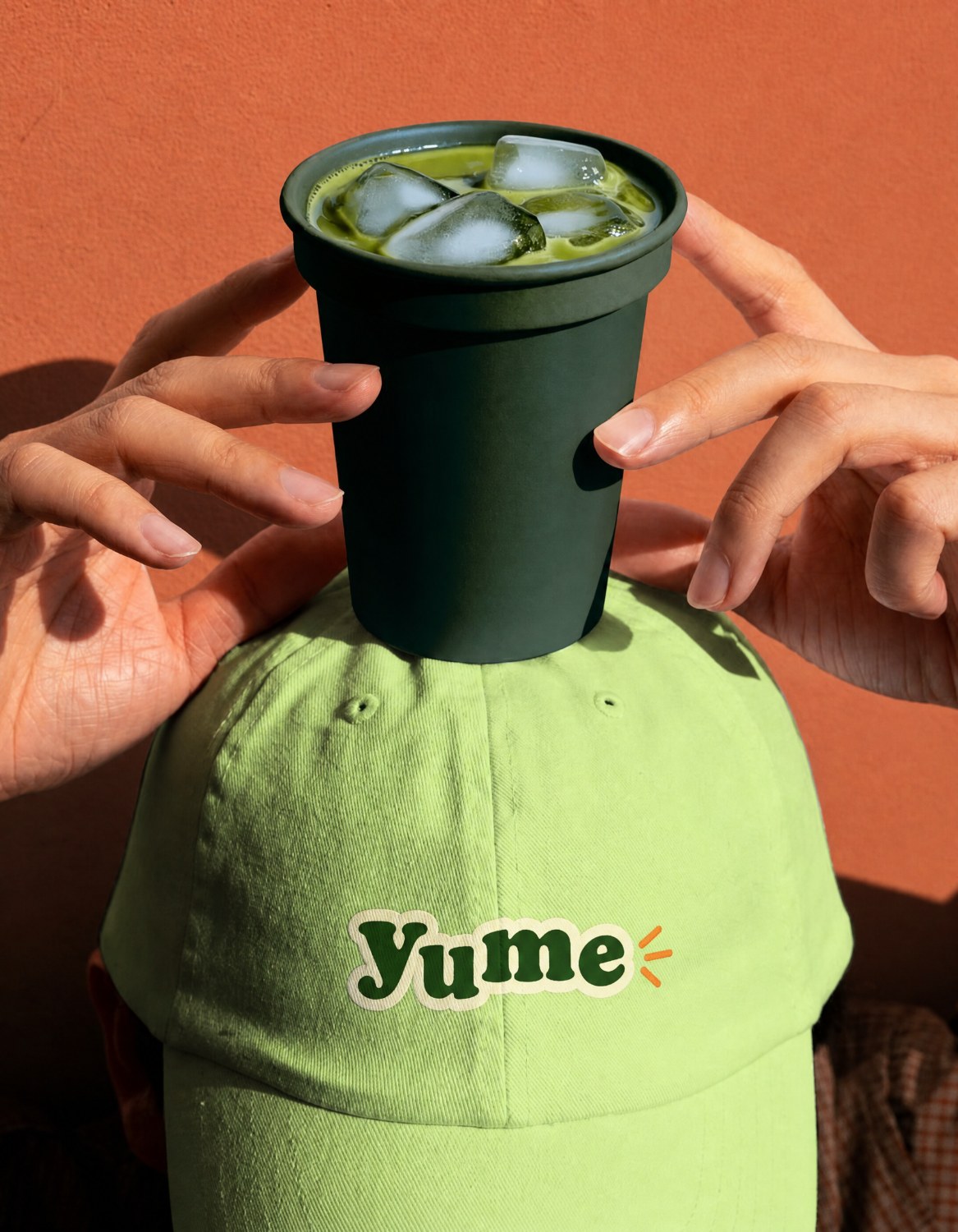Yume branded cap, green