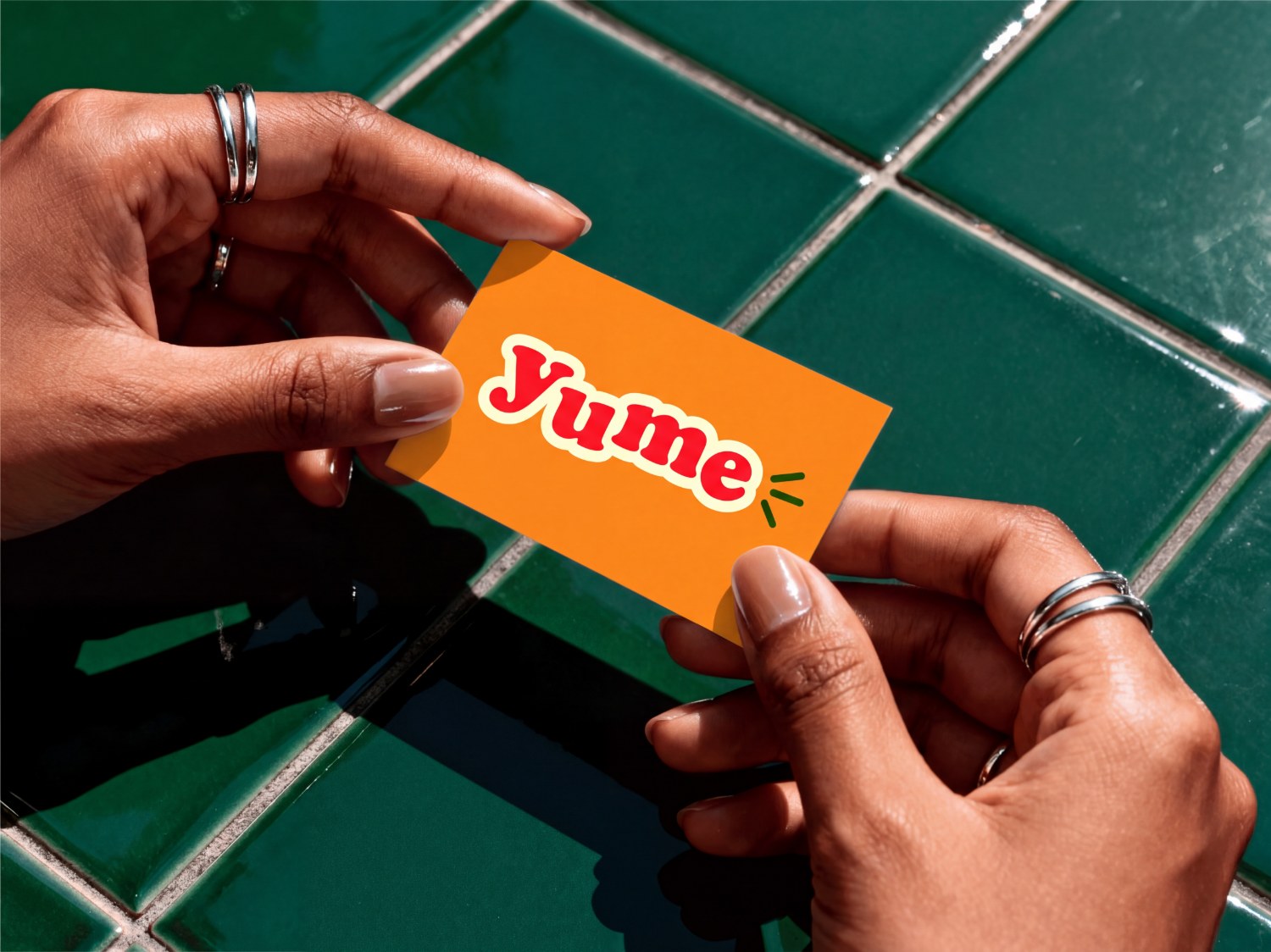 Yume business card design
